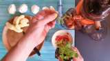 Succo concentrato di zenzero, rosa canina, limone e menta in impacchi di ghiaccio - Preparazione passo 5