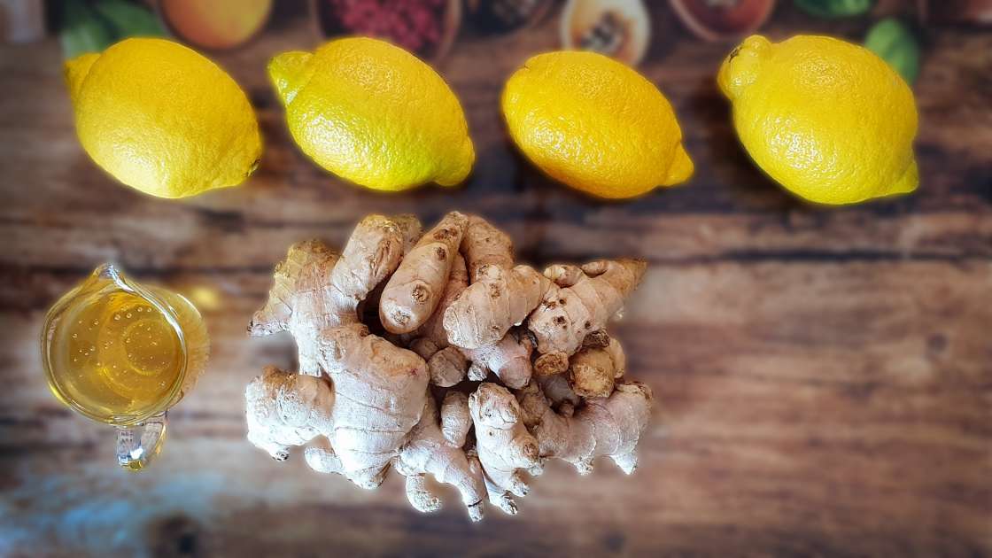 Concentrato di succo di zenzero, limone e miele, foto 2