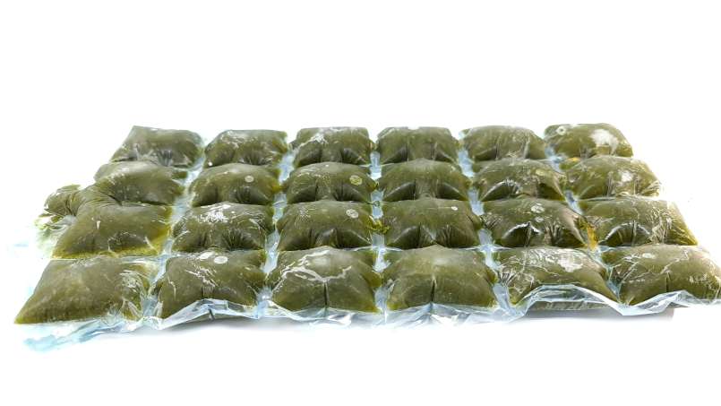 Succo di prezzemolo con lime in impacchi di ghiaccio, foto 18