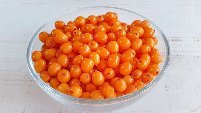 Frullato di olivello spinoso con mela, zenzero, polline e miele, foto 3