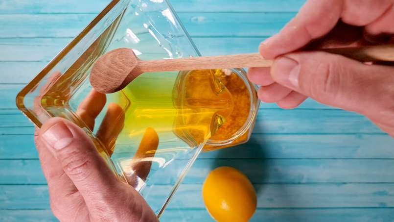 Miele con noci, limone e propoli per l'immunità, foto 7