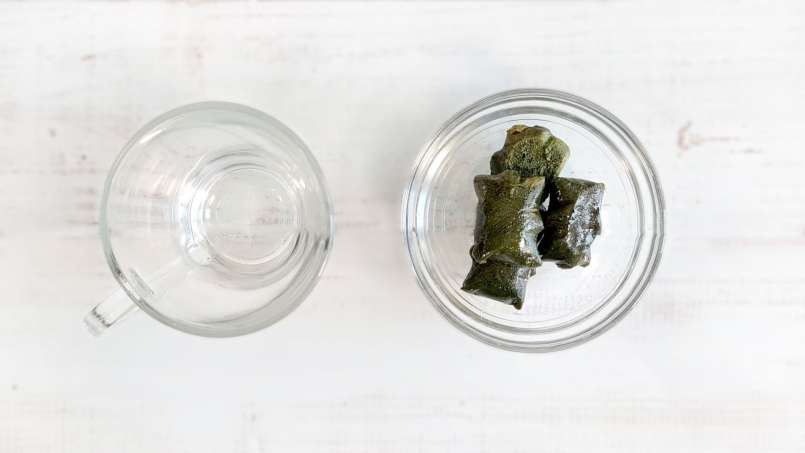 Cubetti di ghiaccio di succo di ortica congelati, foto 5