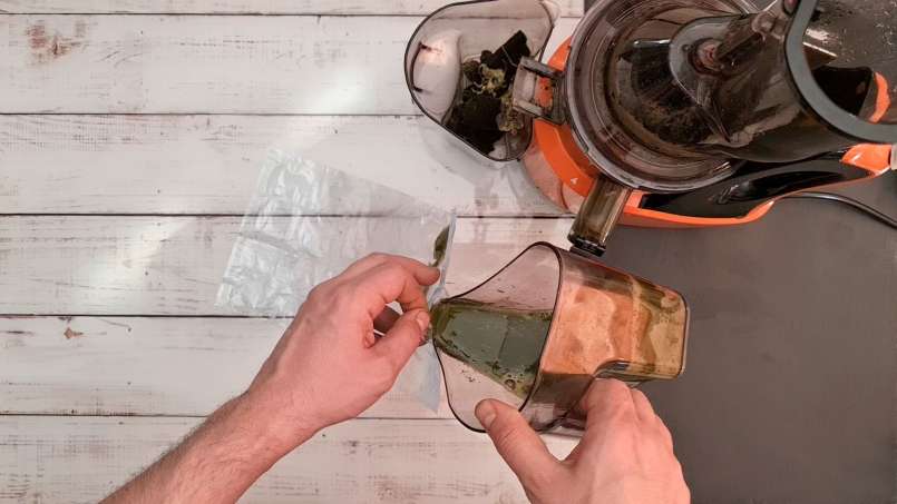 Cubetti di ghiaccio di succo di ortica congelati, foto 9