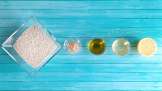 Pasta di sesamo bianco con zenzero, limone e miele